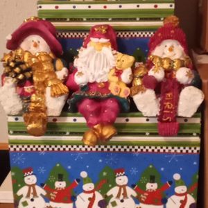 Very Pretty Ceramic Stocking Holders.